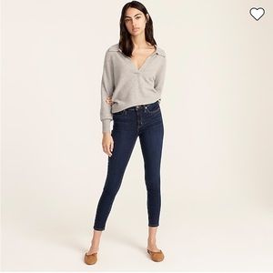 J Crew 8.5" mid-rise toothpick jean in Point Lake wash Size 30